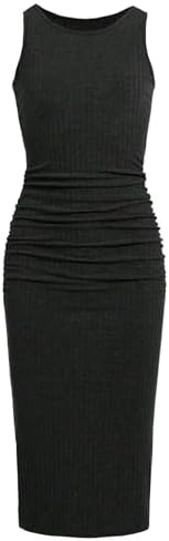 EXARUS Girls Bodycon Maxi Dress