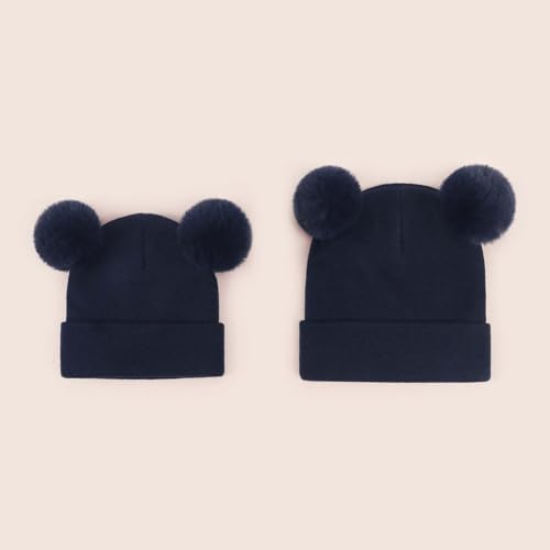 Soft Warm Unisex Newborn Beanie with Ear Covers for Christmas