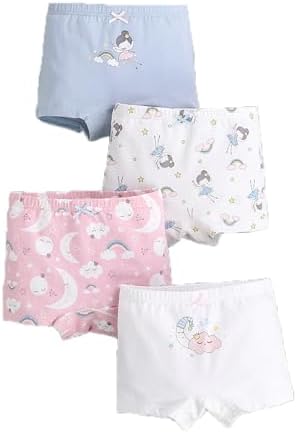 Girls Soft Comfort Knickers Assorted Boyshort Briefs