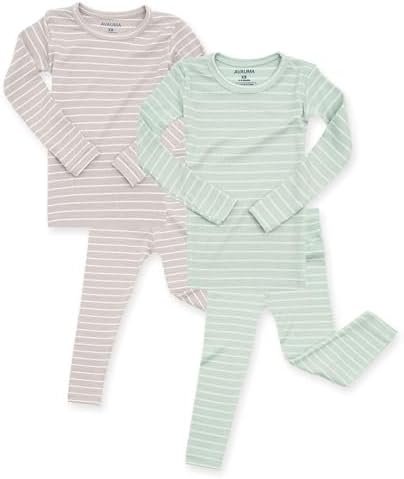 AVAUMA Stripe Pajama Set for Kids