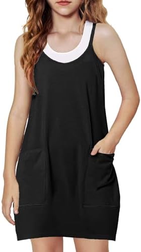 Arshiner Girls Romper Dress with Shorts for 5-15 Y AddINFO