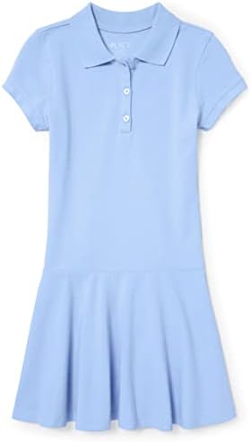 The Childrens Place Girls Short Sleeve Picque Polo Dress 1