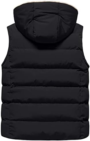 Pursky Kids Hooded Puffer Vest Warm Flannel Lined