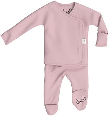 Bonsie Skin to Skin Footed Bodysuit for Baby - Peony Print