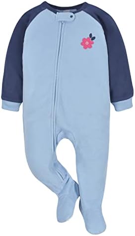 Gerber Baby Toddlers Flame-Resistant Pajamas - Soft Safe Nightwear for Girls