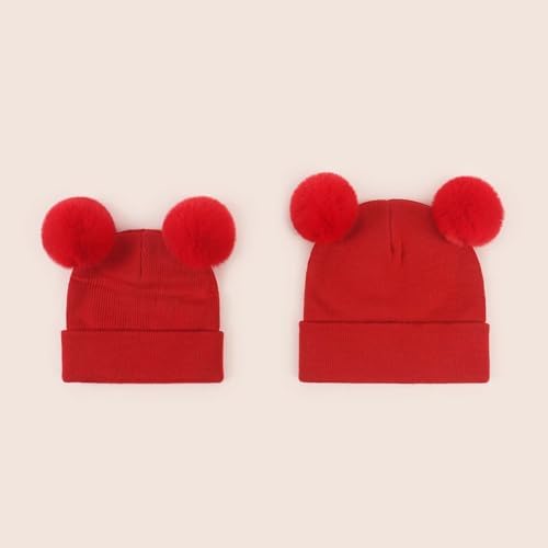 BILIKEYU Baby Winter Beanie Kids poms Hats