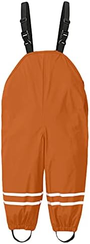 Toddlers rain pants must have Waterproof suspenders - Perfect for Little Ones