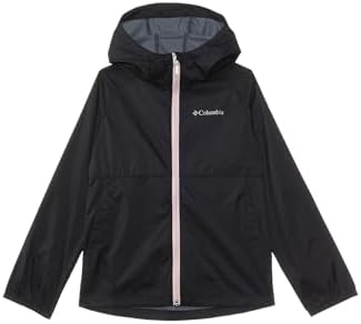 Columbia Youth Girls Switchback II Rain Jacket Black Large