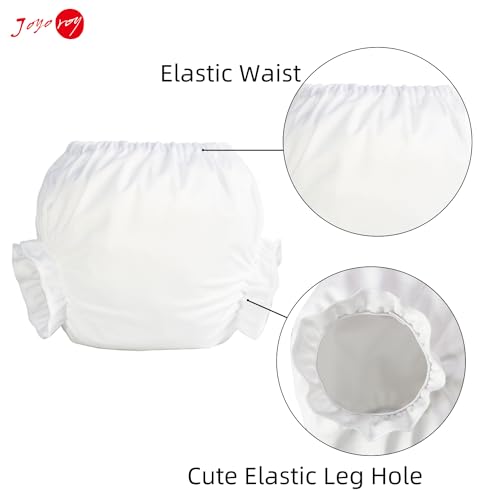 Joyo Roy 4pc Set White Bloomer Pants for Baby