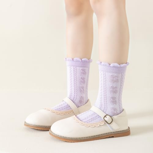 Meeshine Toddler Girls Ruffle Ankle Socks london