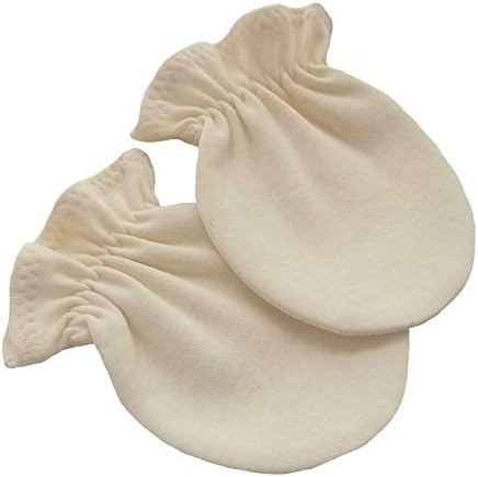 Heartfelt Handmade Cotton Gloves for New Baby