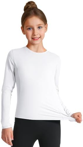 ASMES Girls Long Sleeve Athletic T-Shirt