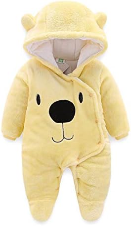 BOZWELL Newborn Bear Snowsuit Romper Winter Child