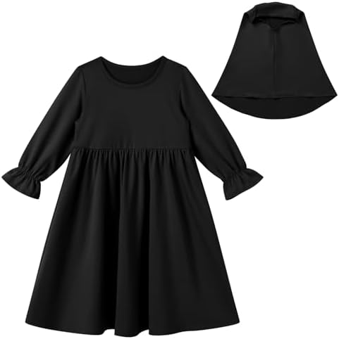 Perfect hijabs for toddlers Modest kids dresses and Abaya sets