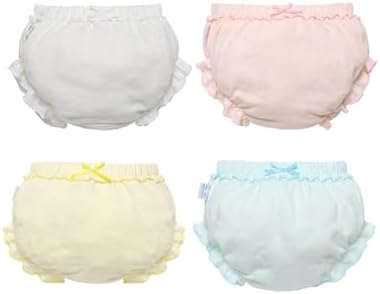 4-Pack Ruffle Back Underwear for toddlers Soft Styley