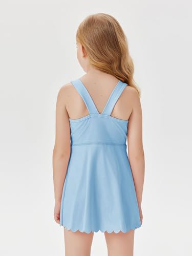 Batermoon Girls Athletic Tennis Dress with Shorts Cl TH
