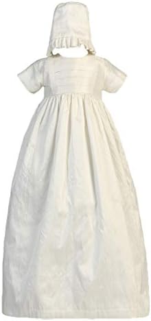 Premium Baby Girls Silk Heirloom Gown with Two Hats BohemianEleganceTimeless