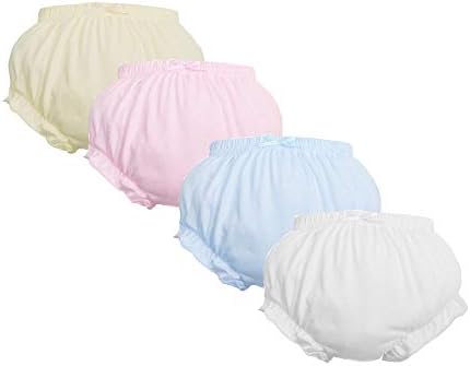 SeClovers 4-Piece Assorted Toddler Briefs for Baby Girls