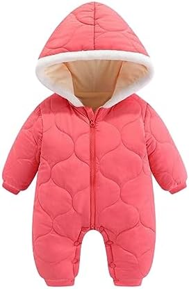 Little One Newborn Snowsuit Winter Coat Fleece Lined Onesie Outfits