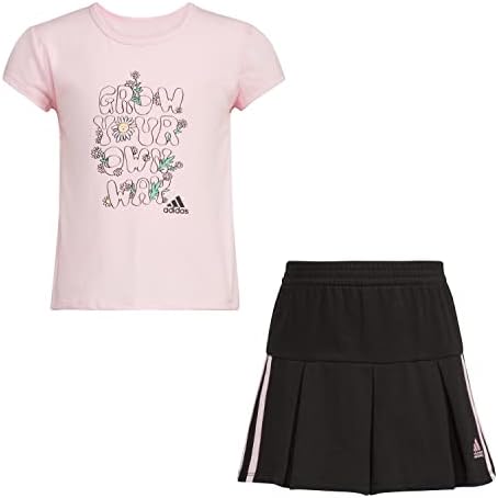 Adidas Girls Sporty Tank Skort Set Stylish Perfect for Summer