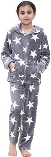 A2Z 4 Kids Girls Stars Print Fleece Sleep Set