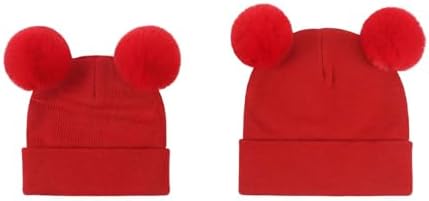 BILIKEYU Baby Winter Beanie Kids poms Hats