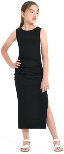 EXARUS Girls Bodycon Maxi Dress
