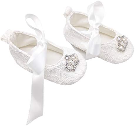 Glamulice Baby Christening Shoes Headband Set