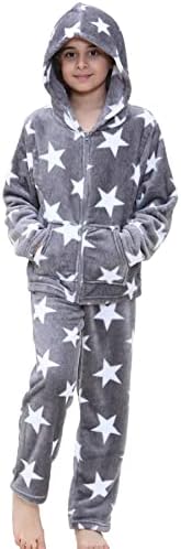 A2Z 4 Kids Girls Stars Print Fleece Sleep Set