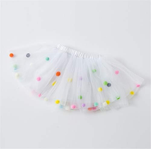BGiirls Tutu Dress with Pom Pom Balls Soft Tulle forToddler Girls