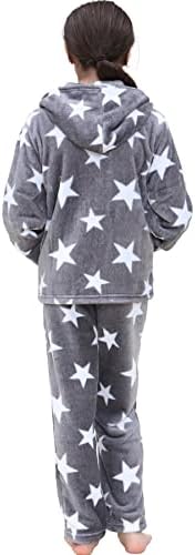A2Z 4 Kids Girls Stars Print Fleece Sleep Set
