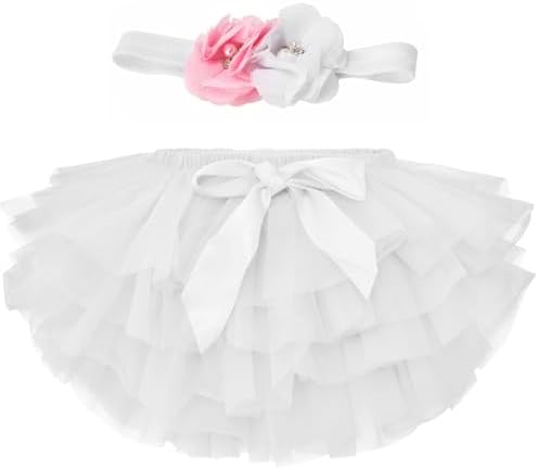 Exegawe Baby Girls Tutu Skirt with Headband