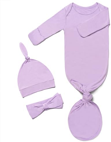 Baby Noah Knotted Gown Set for Newborns
