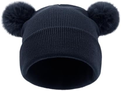 Soft Warm Unisex Newborn Beanie with Ear Covers for Christmas