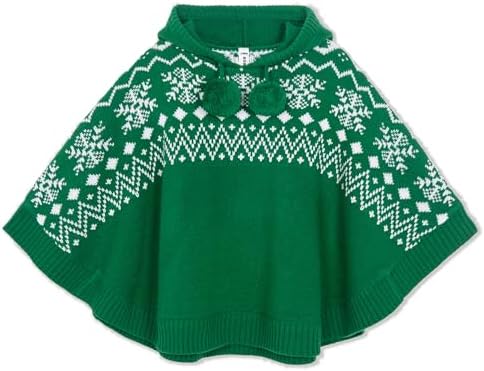 BOYOYO Girls Pullover Cape 3-12 Years
