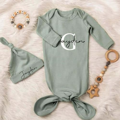 Personalized Hospital Gown for Newborn