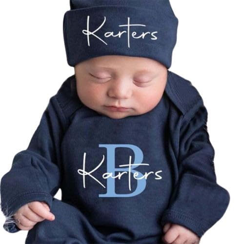 Personalized Hospital Gown for Newborn