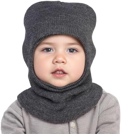 Toddler Winter Hat Scarf Set with Pom-Pom