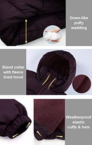 SOLOCOTE - Girls Winter Coats Soft Warm and Durable jackets for Kids