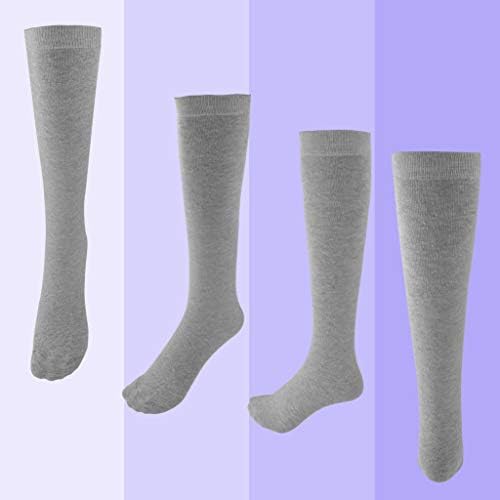 High-Quality School Uniform Cotton Knee-High Socks