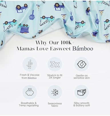 EASWEET Bamboo Viscose toddler girl pajama set