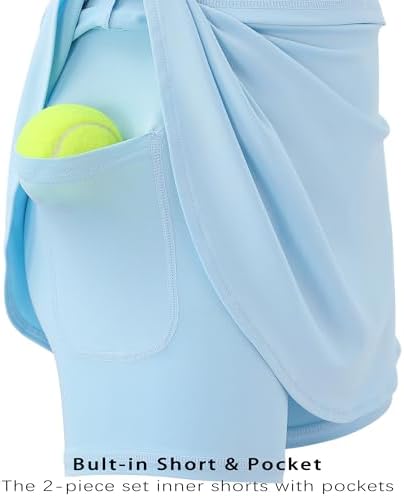 LIONJIE Kids Girls Tennis Golf Dress Outfit Set