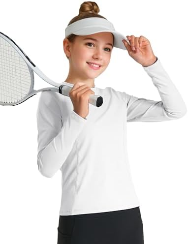 ASMES Girls Long Sleeve Athletic T-Shirt