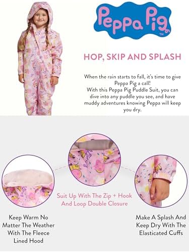 Peppa Pig Weather-Proof Rainy Day Pjs