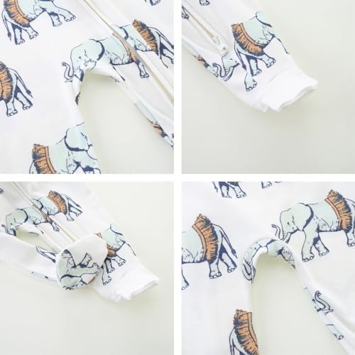 Adorable Cotton Footy Rompers for Baby Easy zuwarchen and Stay Cozy