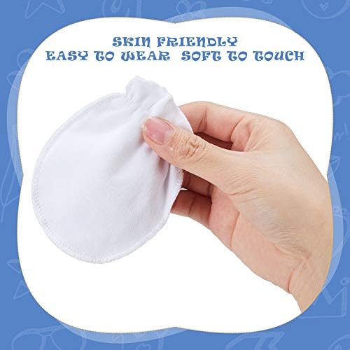 Softest No Scratch Cotton Mittens for Babies