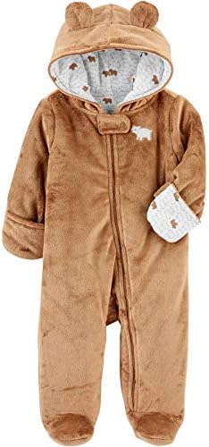 Cozy Ivory Bear Pram Winter Jacket for Kids
