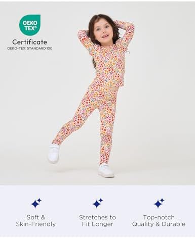 EASWEET Bamboo Viscose toddler girl pajama set
