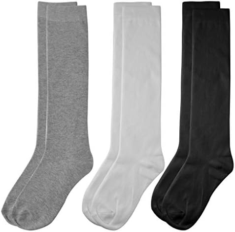 High-Quality School Uniform Cotton Knee-High Socks