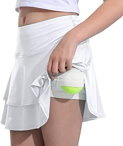MERIABNY Girl Tennis Skirt for Girls Running Golf 6-12